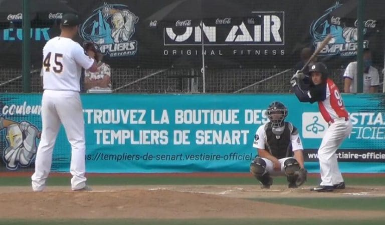 Insólito: Capitán de equipo Cuba de pelota vasca jugó como titular en la final del béisbol de Francia