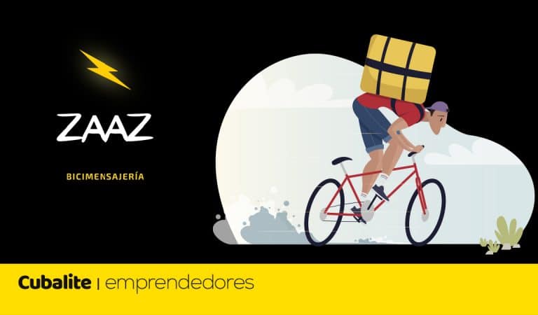 Zaaz bicimensajería, una alternativa ecológica para transportar paquetes en La Habana